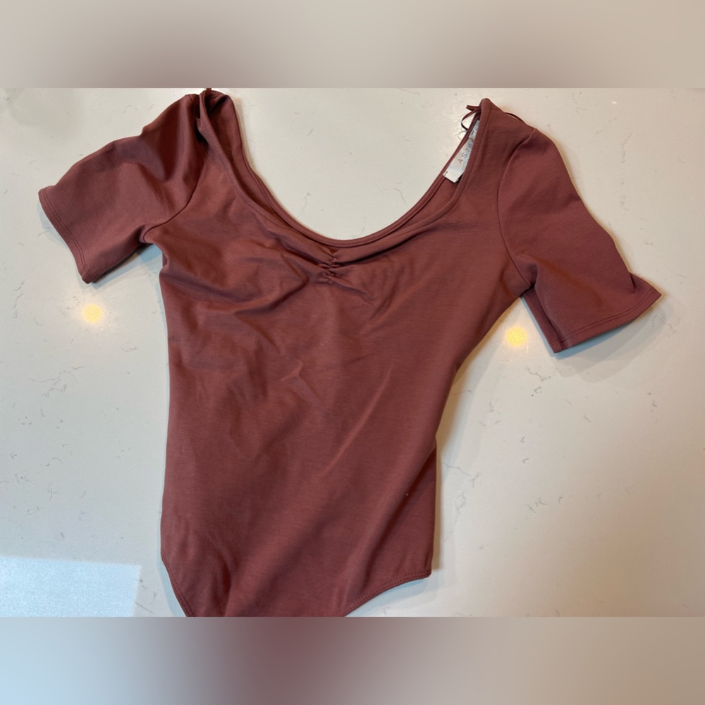 ASTR mauve bodysuit size medium